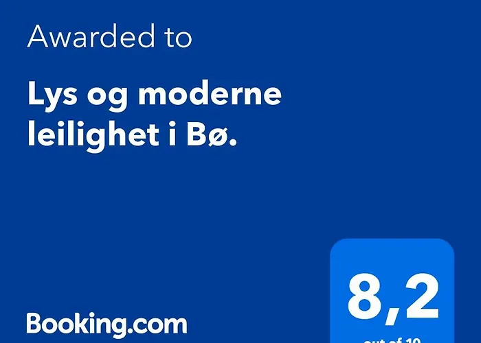 아파트 Lys Og Moderne I Bo. *